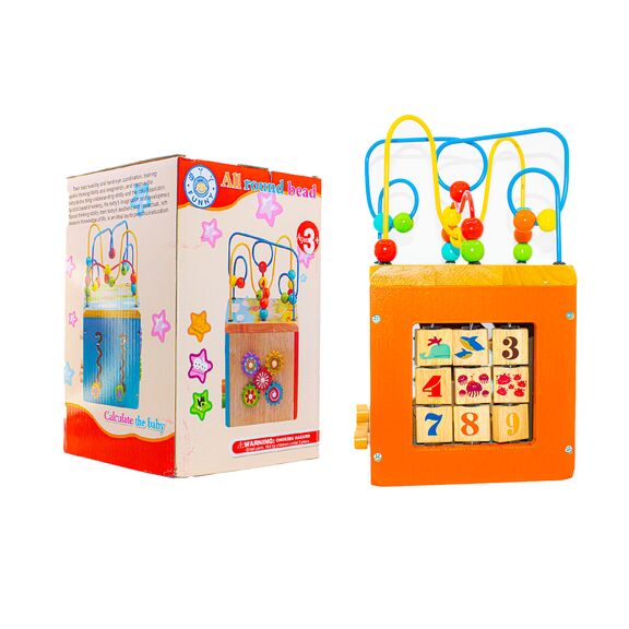 All Round Bead Wood Toy For Kids | 3+