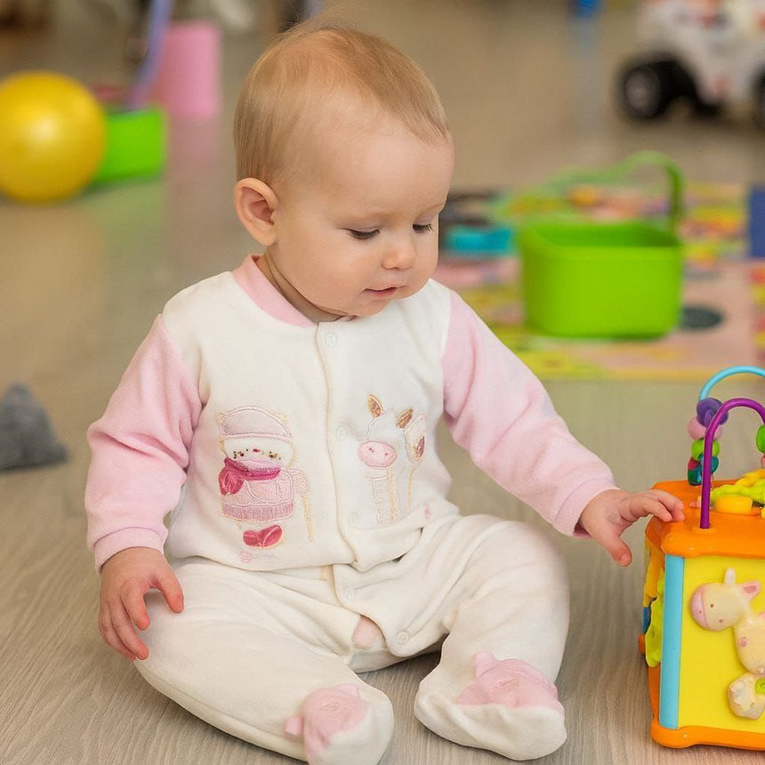 Jumpsuit For Baby Girl Cute Animals 0-12m