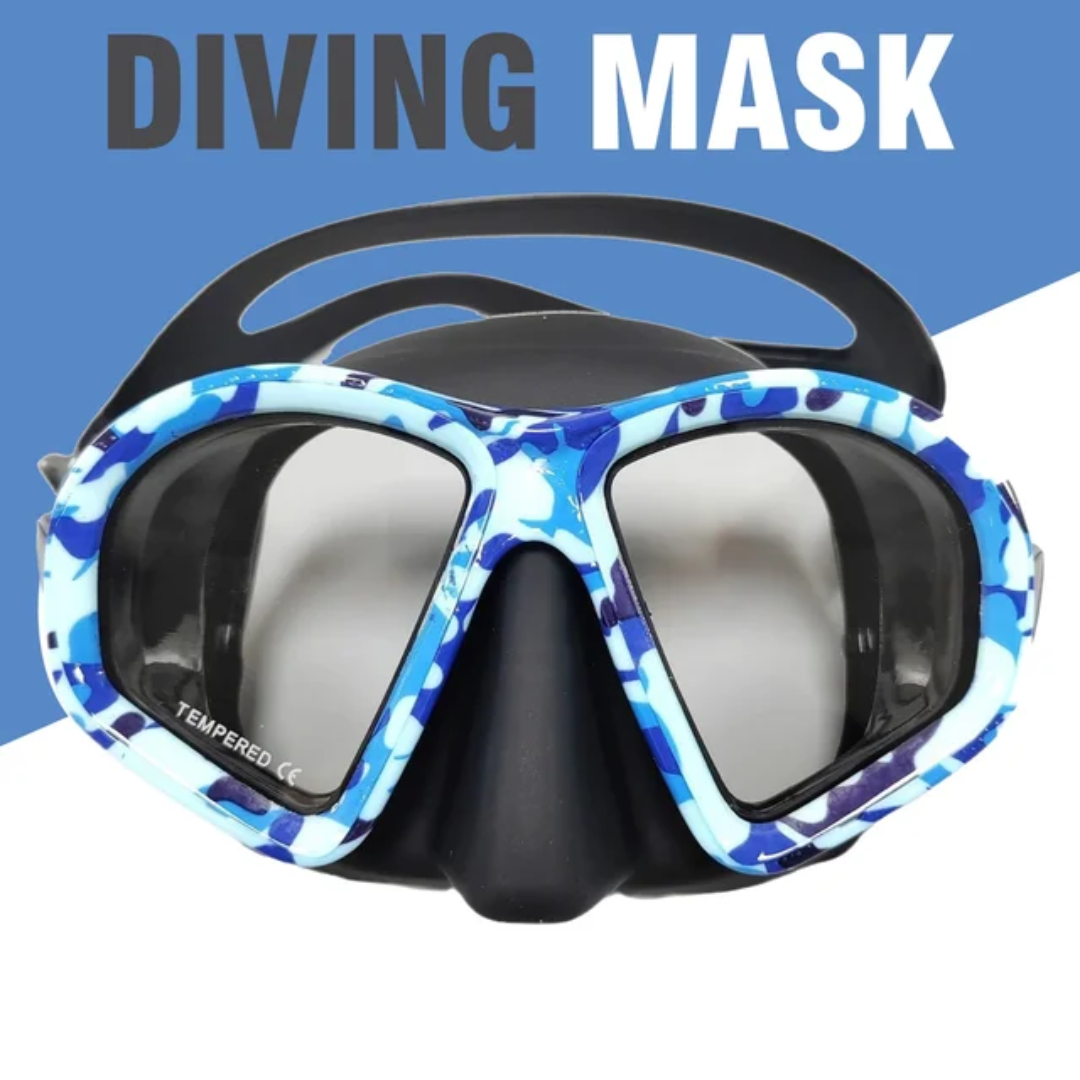 Tempered Glass Diving Mask