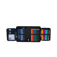 Smiggle Stationery Kit Grey Game 22cm