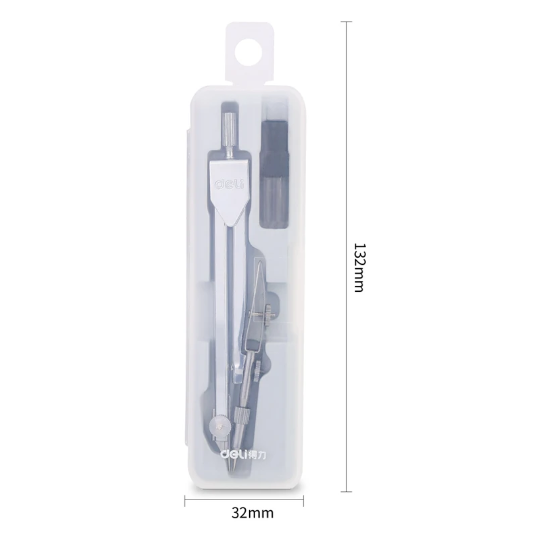 Deli Precision Compass Set for School and Drawing