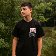 Black Free Design T-Shirt Size Medium