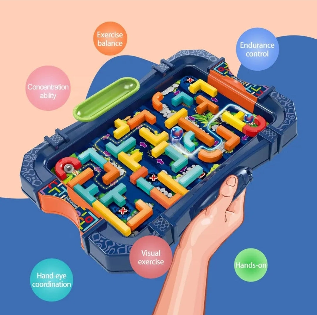 3D Tilt Maze Puzzle Game Board