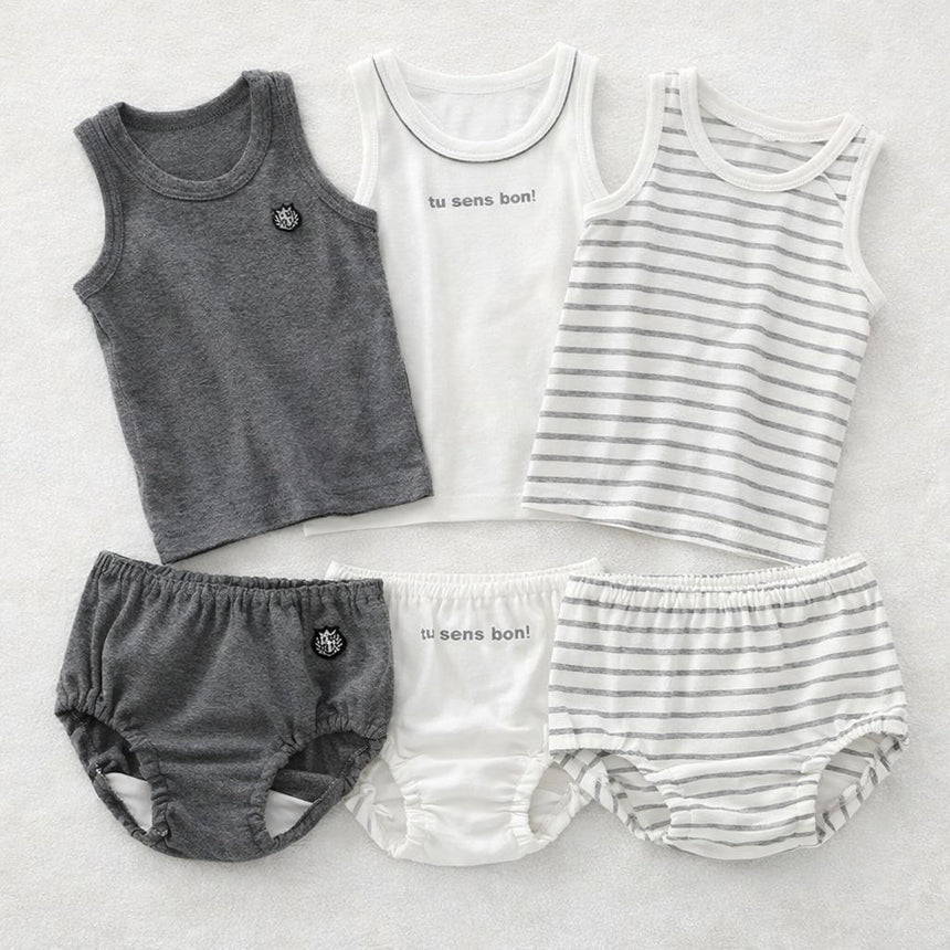 Boys Cotton Underwear 3-12Y - Grey | Build Your Own Set