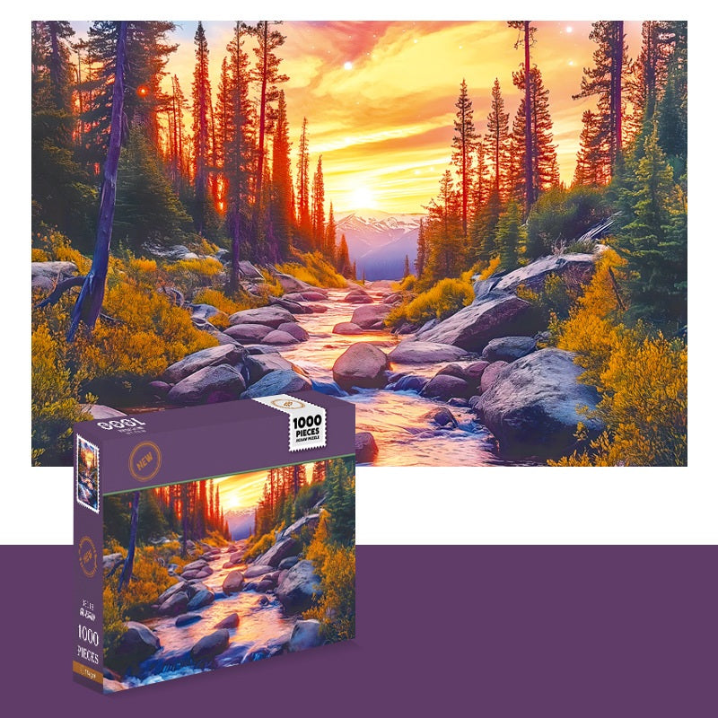 1000-Piece Jigsaw Puzzle Artistic And Scenic Designs