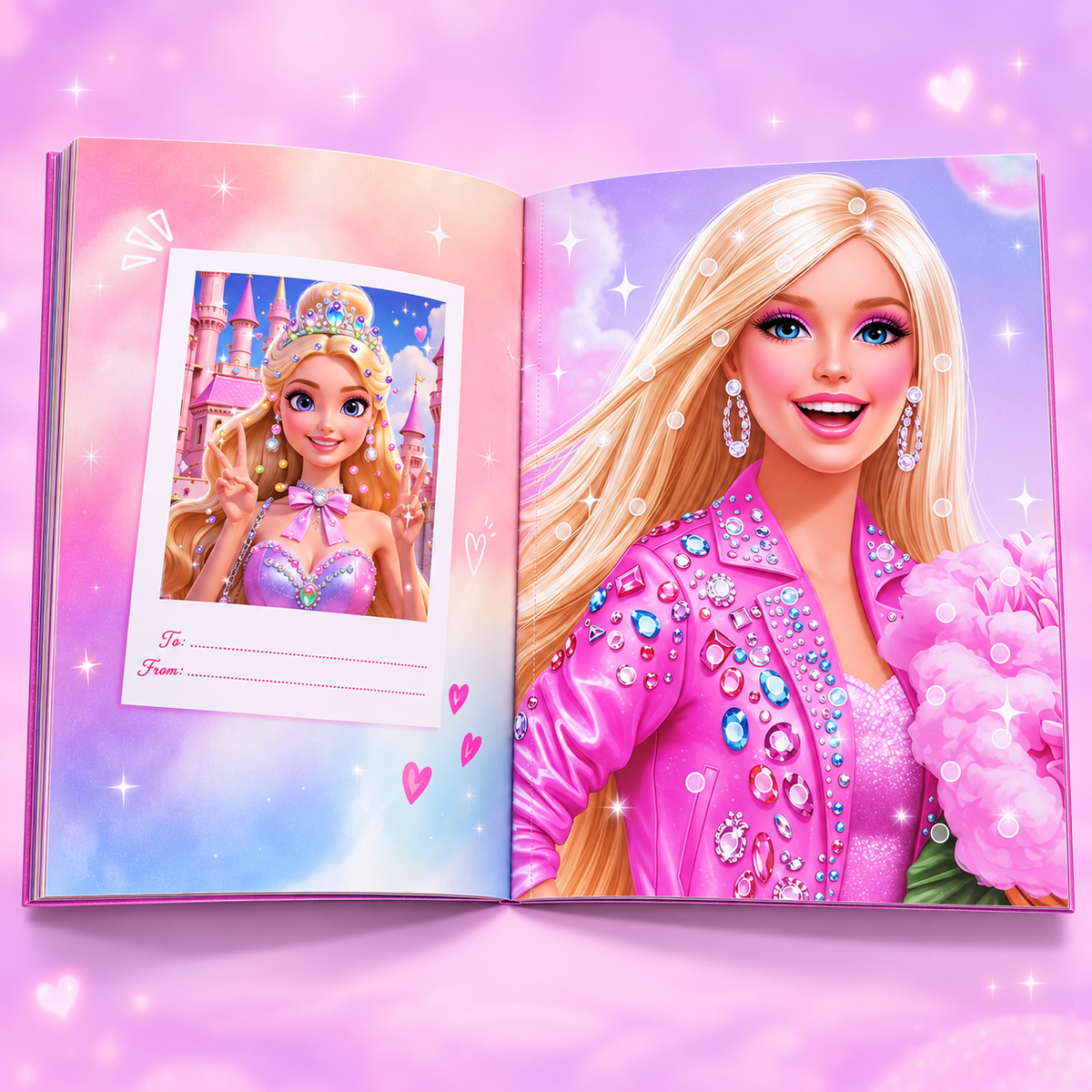 Princess Diamond Picture Activity Book 696 Stickers