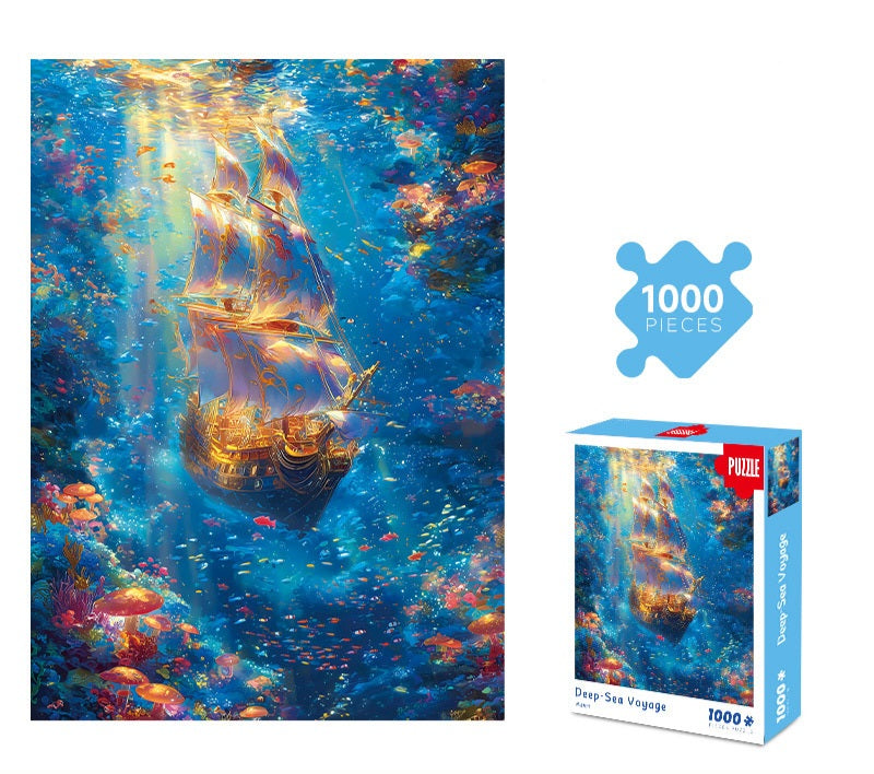 1000-Piece Jigsaw Puzzle Artistic And Scenic Designs
