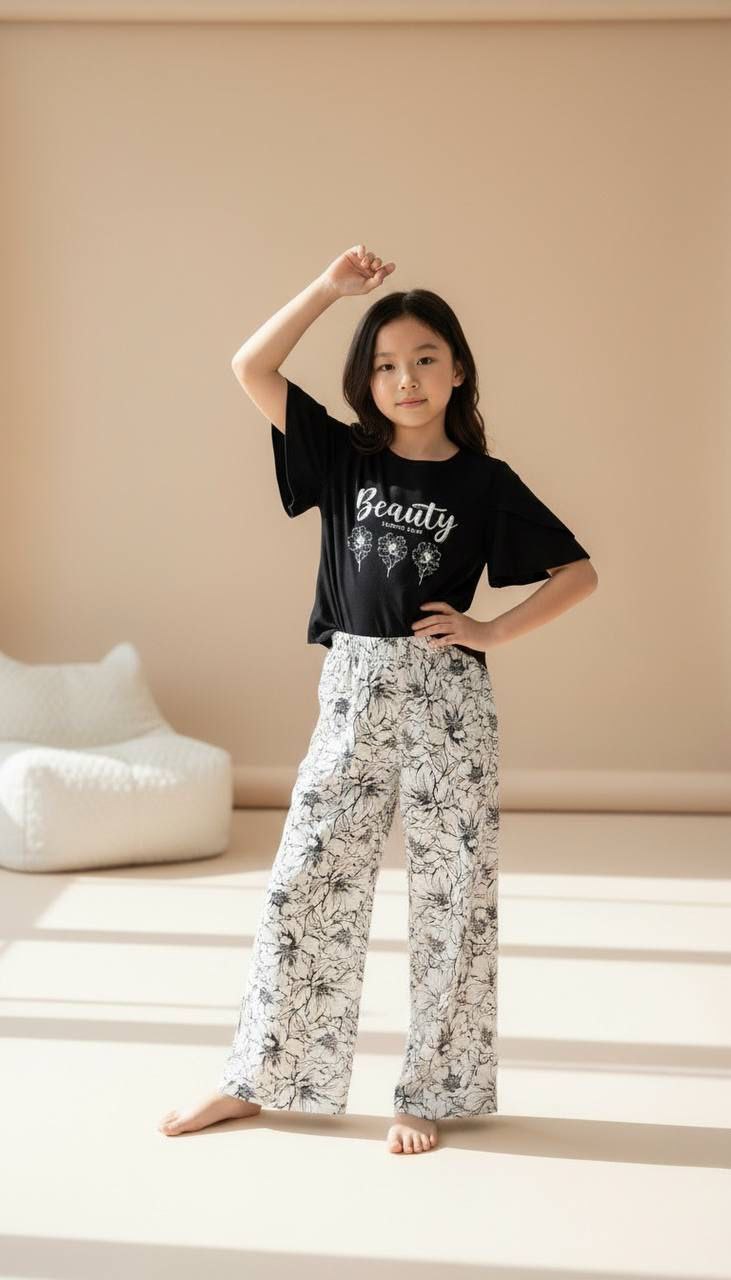 Girls’ Cotton Beauty Summer Set / 8–14Y