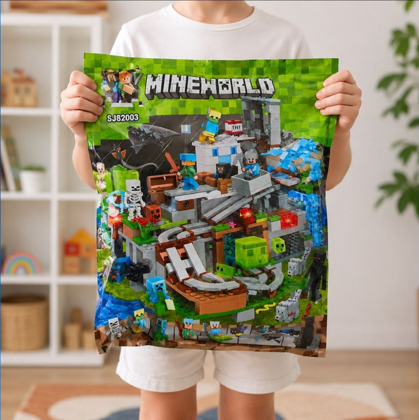 My World Mining Adventure Building Blocks Set - 587 Pcs - 6+