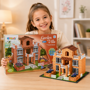 DIY Mini Brick Villa Building Set - 465 Pcs - 8+