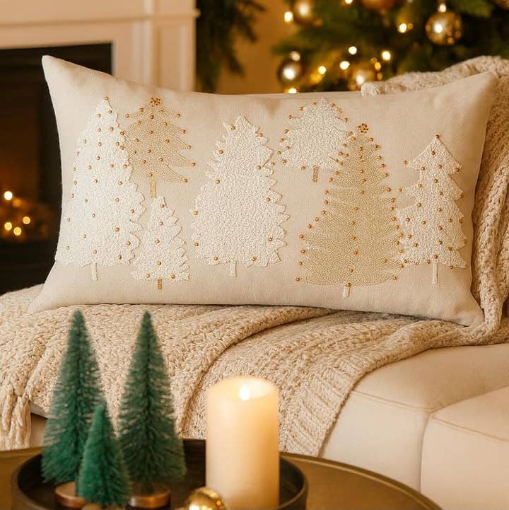 Christmas Tree Cushion Cover