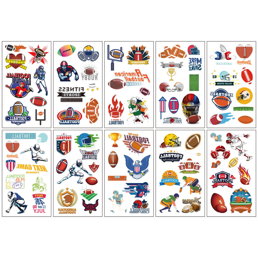 Tattoo Removable Stickers Temporary Designs For Kids 10 Pcs