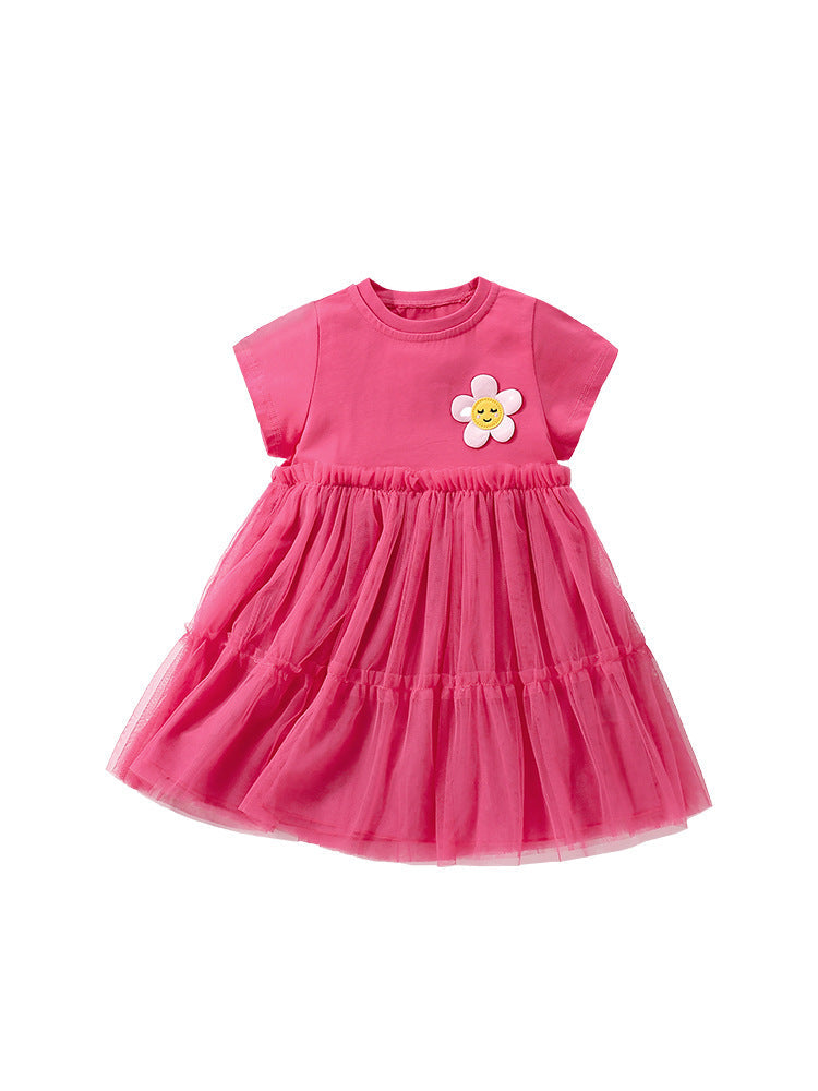 Girls’ Pink Summer Dress | 4–12Y
