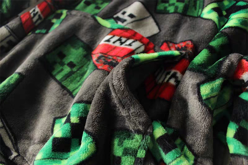 Minecraft Warm Fleece Hoodie Size 6-16Y