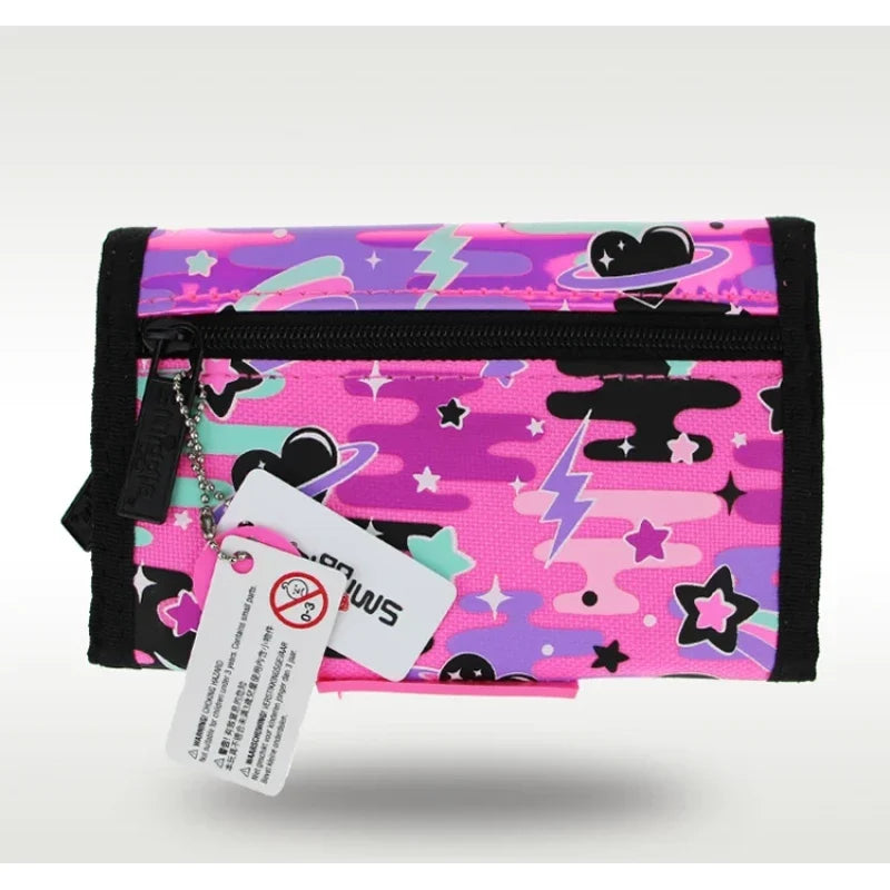Smiggle Wallet | Pink | Cat | Space