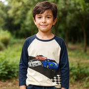 Kids’ Race Car Long-Sleeve Top | 3–10Y