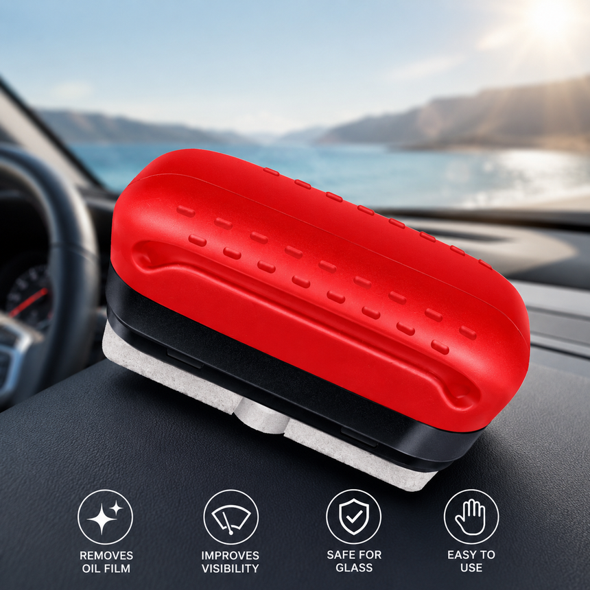 Car Windshield Oil Film Remover Brush