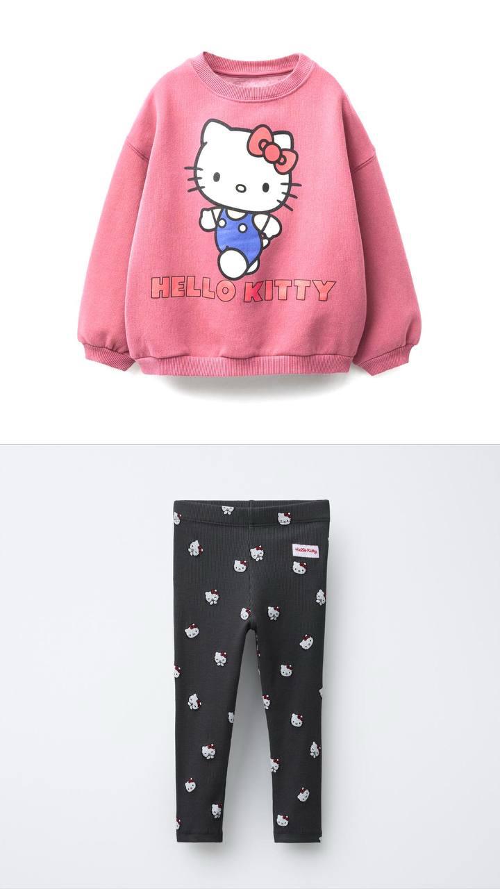 Kids’ Hello Kitty Cotton Outfit Set / 2–8Y