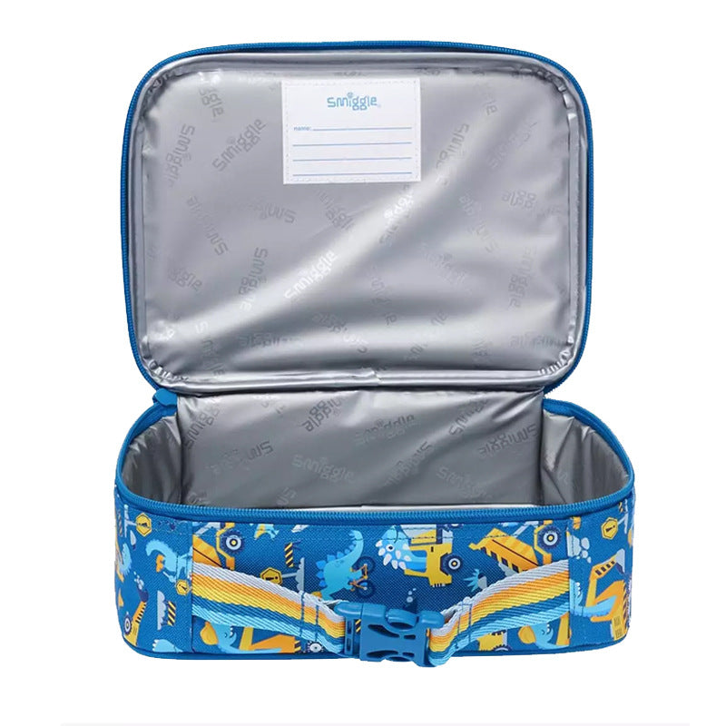 Smiggle Lunch Bag - Truck | Construction | 25.5×19.5×8cm