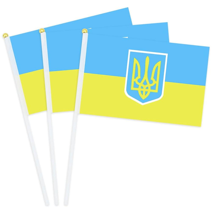 Flag Of Ukraine Hand Held