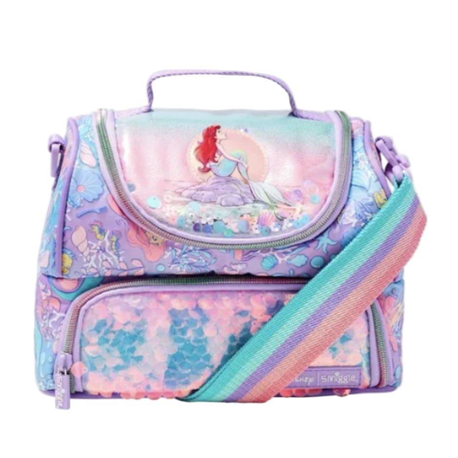 Smiggle Lunch Bag - Mermaid | Shoulder Straps | 24.5×16.5×15cm