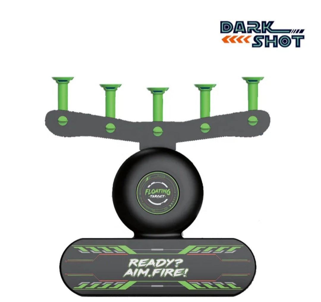 Glow-in-the-Dark Floating Target Shooting Game 2 Blasters 10 Balls