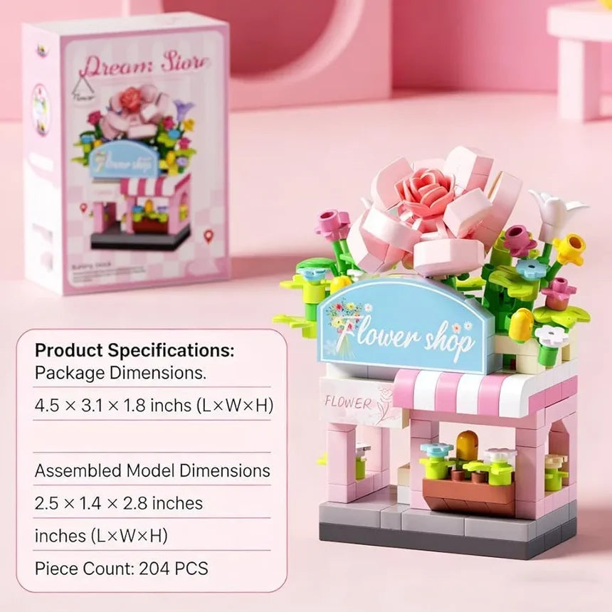Mini Dream Store Building Blocks Set Collection - 8+