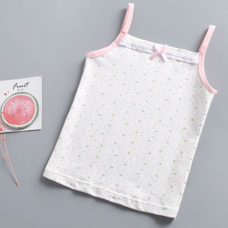 Girls Cotton Tank Tops (3 pcs) – Light | Size 2–10Y