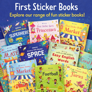 Usborne First Sticker Books | A4 | 3+