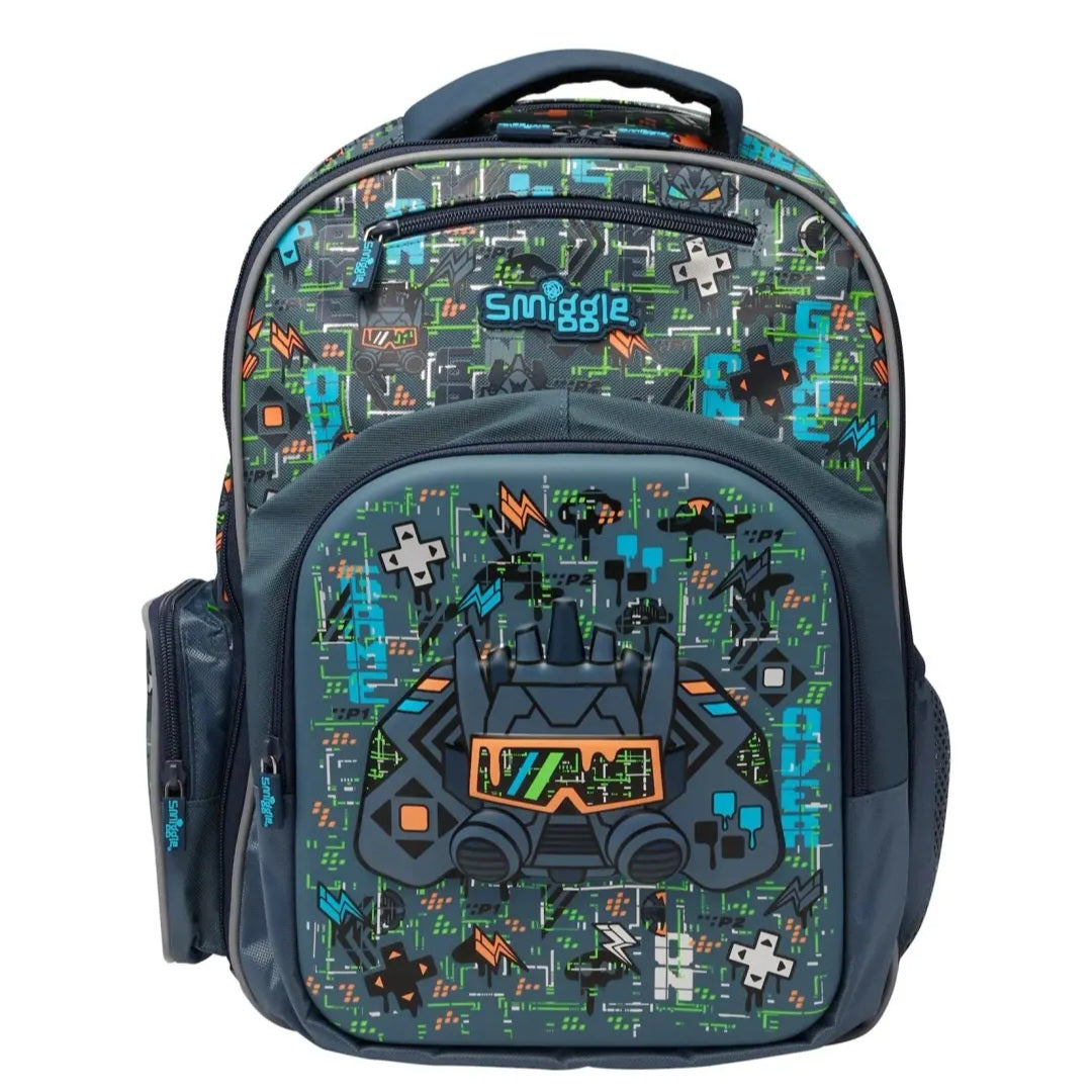 Smiggle Backpack Graffiti Game | (KG1-Gr1) | 40cm
