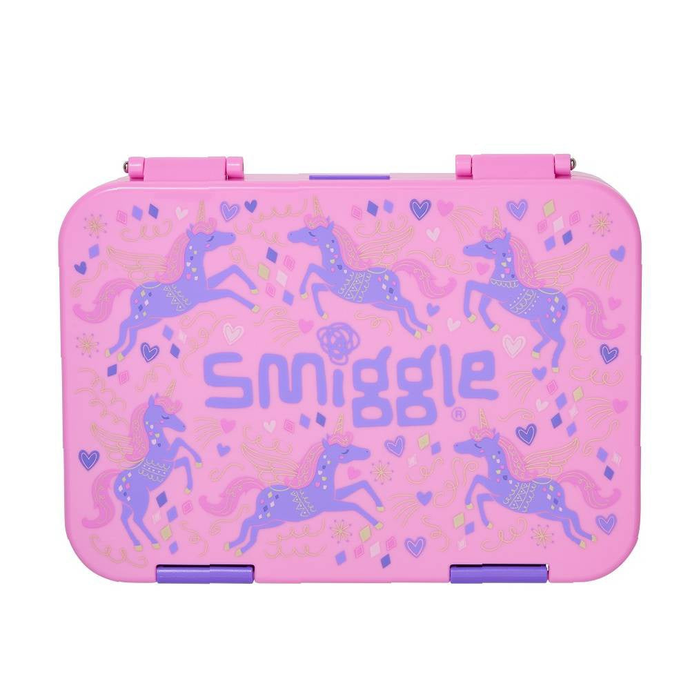 Smiggle Lunch Box - Unicorn Wings | 21×15×4.5