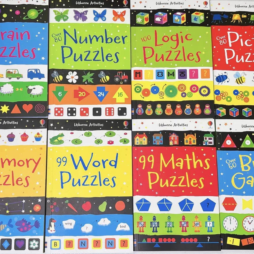 Usborne Activities Puzzle Books - Soft Cover - 8+