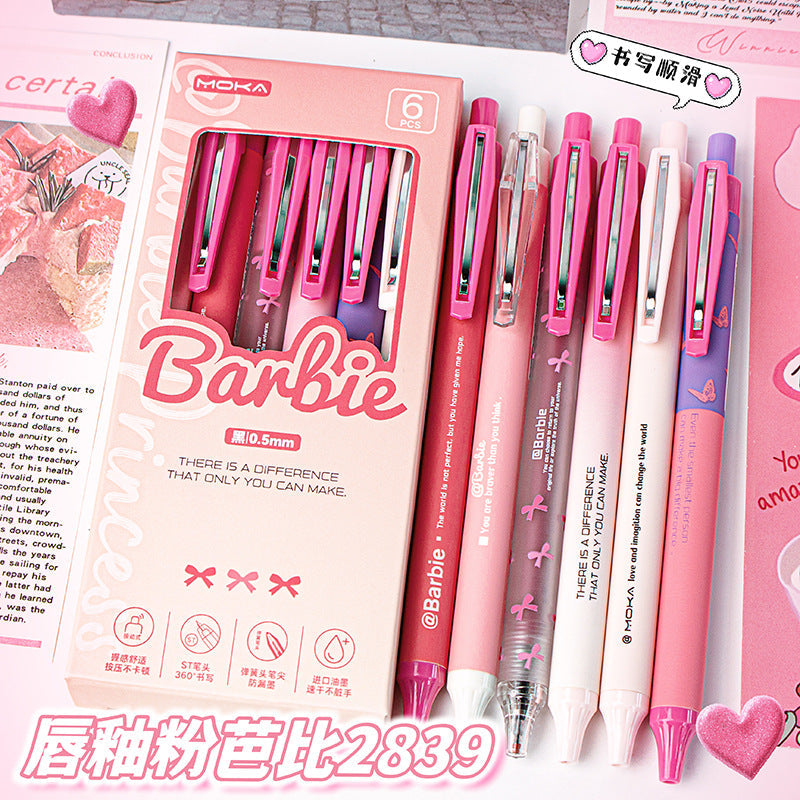 Jouka Joue Barbie Black Head Pen Pack of 6