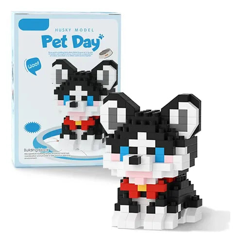 MEKANSM Mini Dog Collection - 18-Piece Building Block Collection - 8+