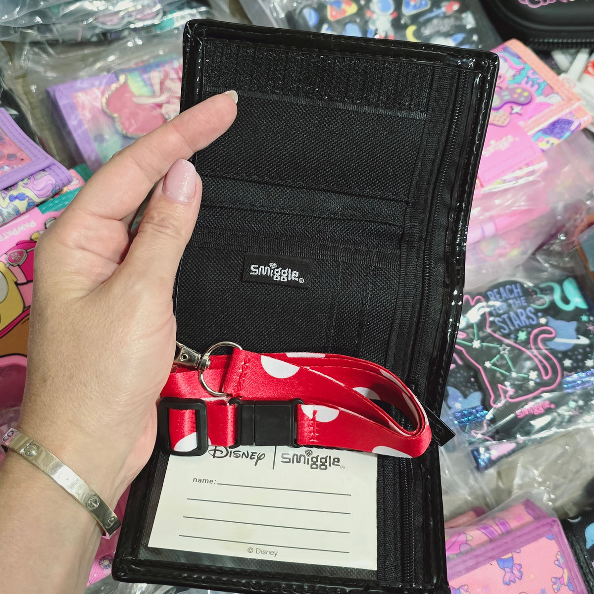 Smiggle Wallet Lanyard | Minnie Mouse