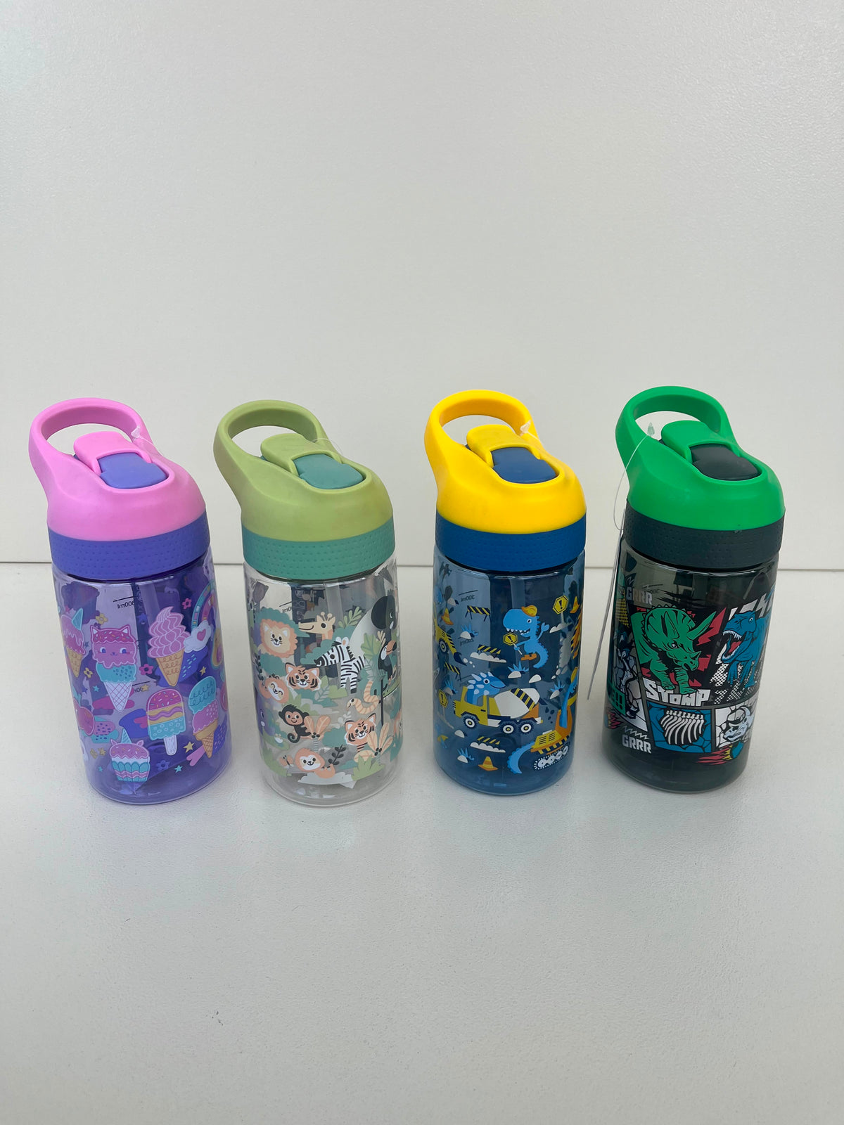 Kids Plastic Straw Bottle