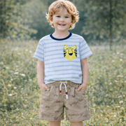 Boys’ Cotton Tiger Summer Set / 7–8Y