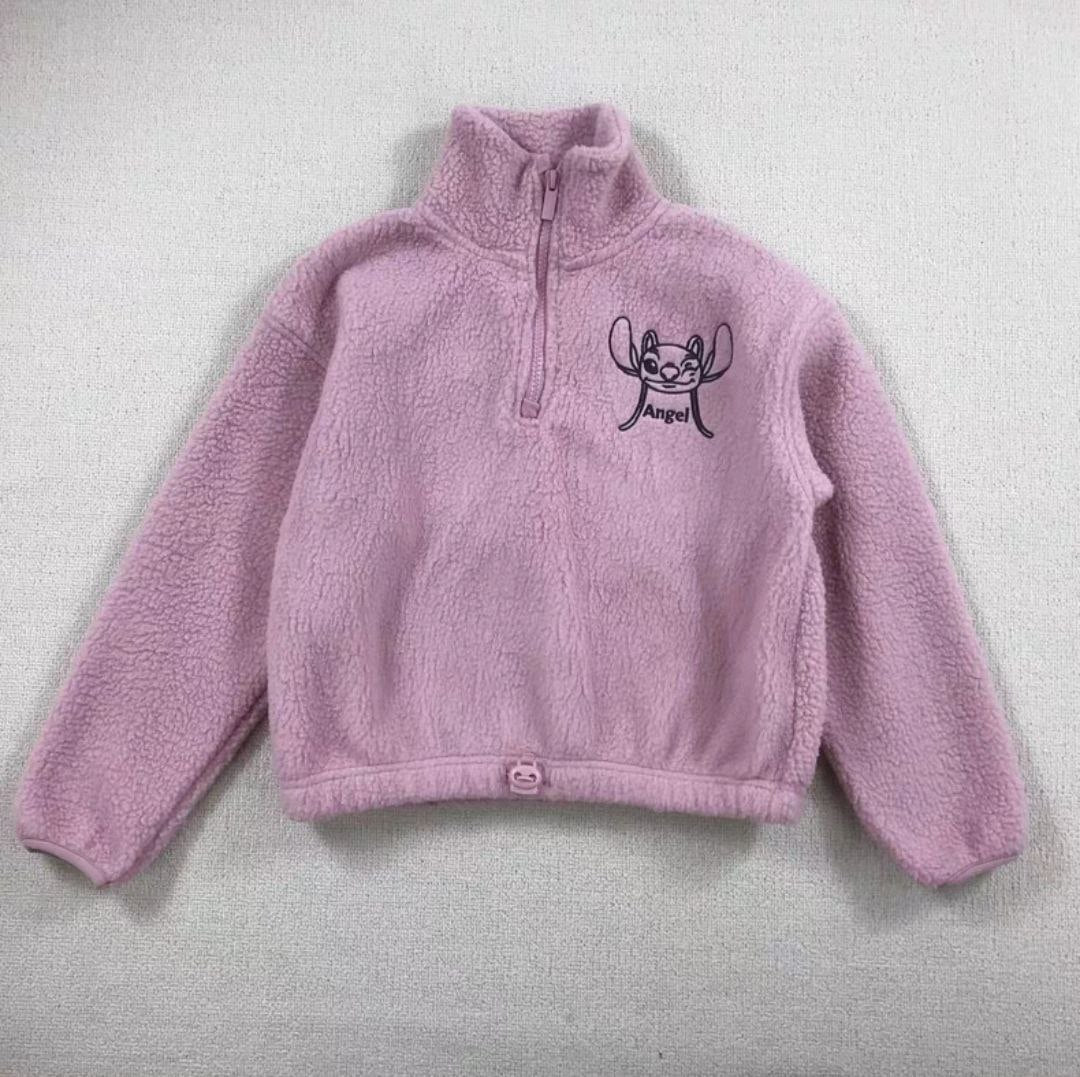 Stitch Angel Zip-Up Warm Sweater | 8–12Y