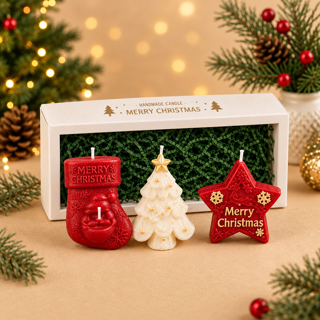 Christmas Candle Set