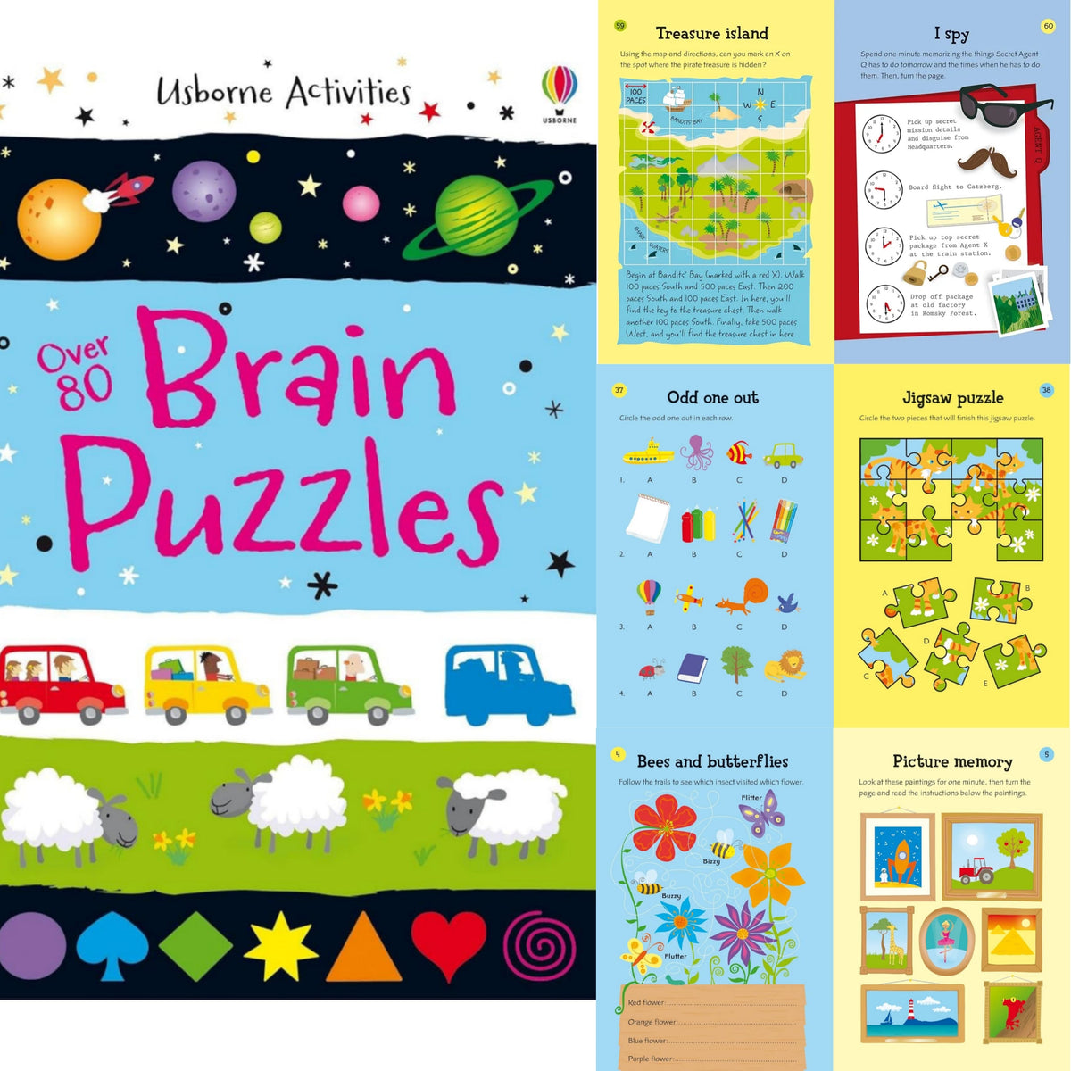 Usborne Activities Puzzle Books - Soft Cover - 8+