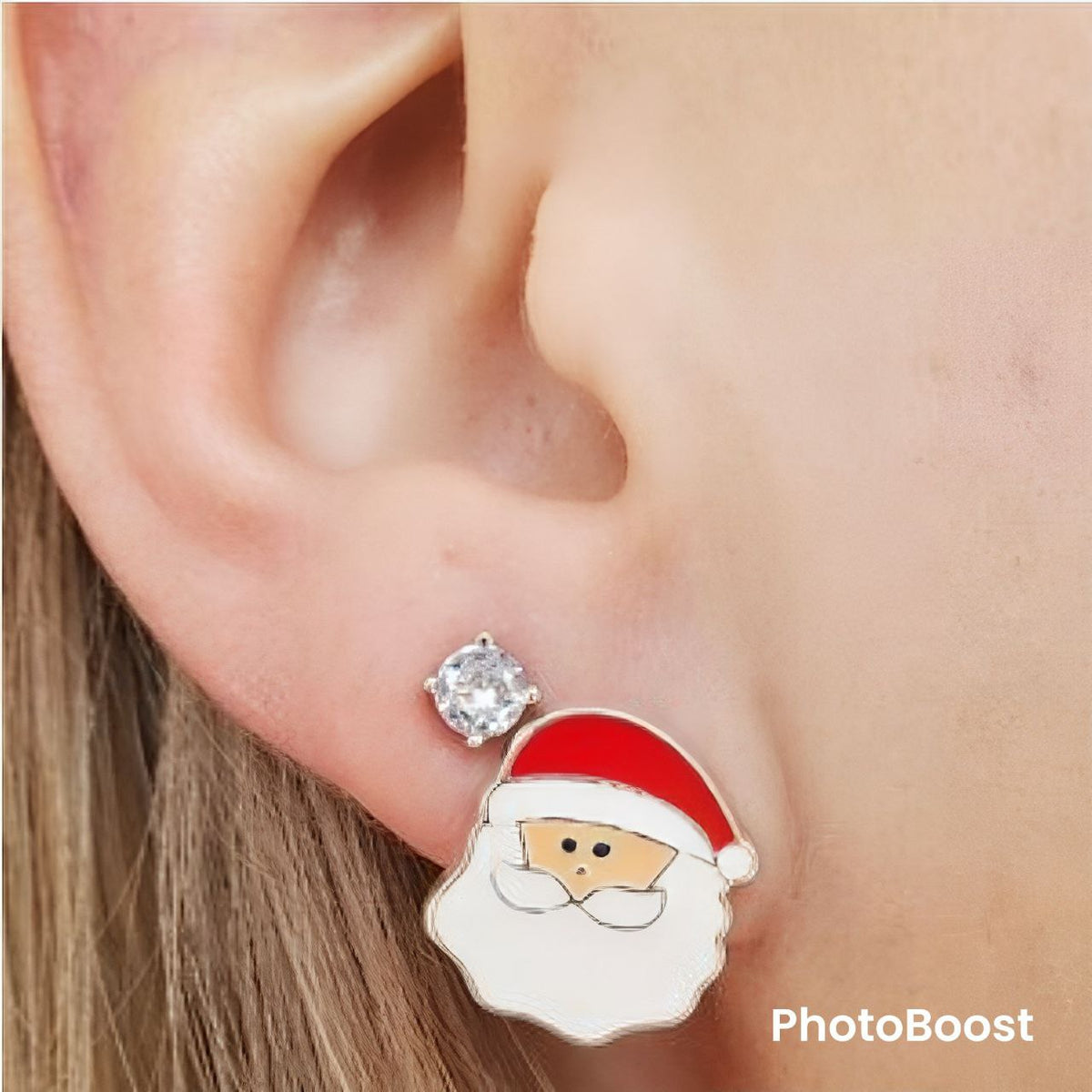 Claire’s Santa Christmas Earrings | 3+