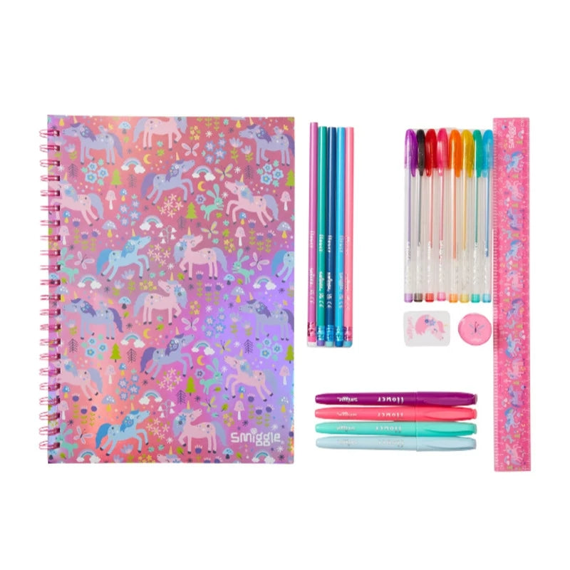 Smiggle Stationery Kit A4 Unicorn