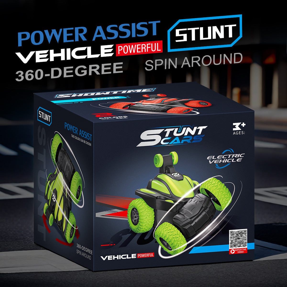 Jouka Joue Stunt Gear Cars Toy For Boys