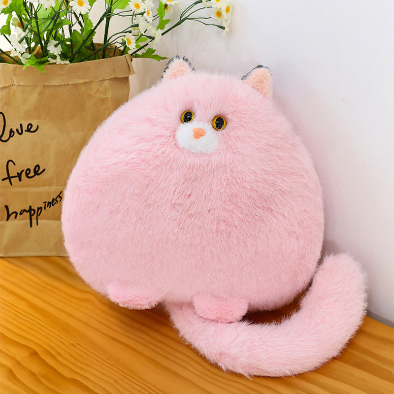 Chubby Cat Plush Pillow Super Soft 35 cm