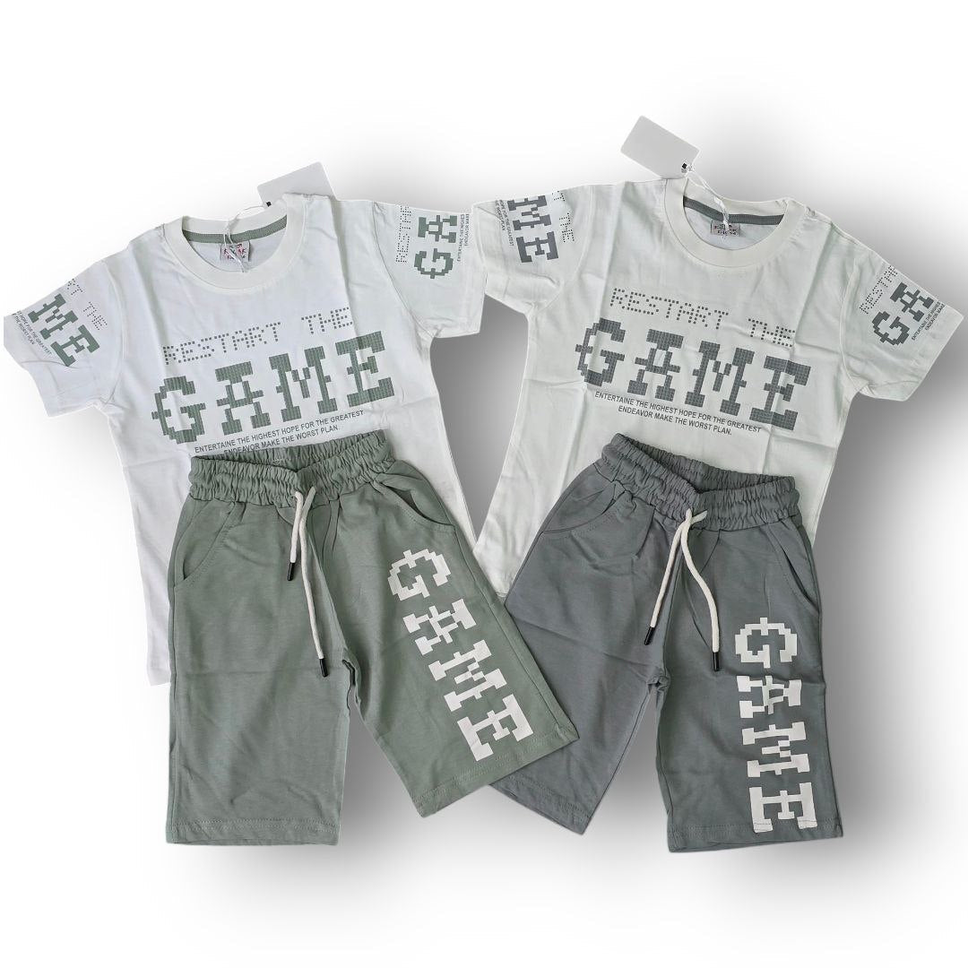 Boys’ Game Cotton Summer Set / 6–7Y