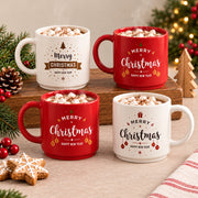 Christmas Simple Mugs Set Of 2
