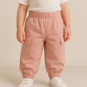 Pink Cargo Pants for Girls | 3–4Y