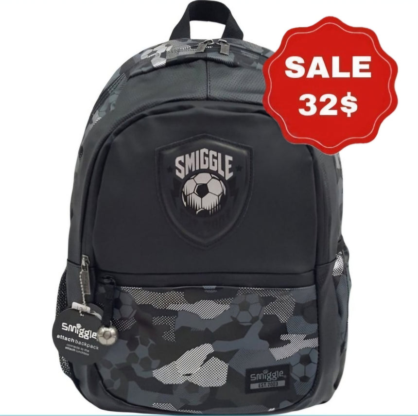 Smiggle Backpack Football | (G1-G3) | 42cm