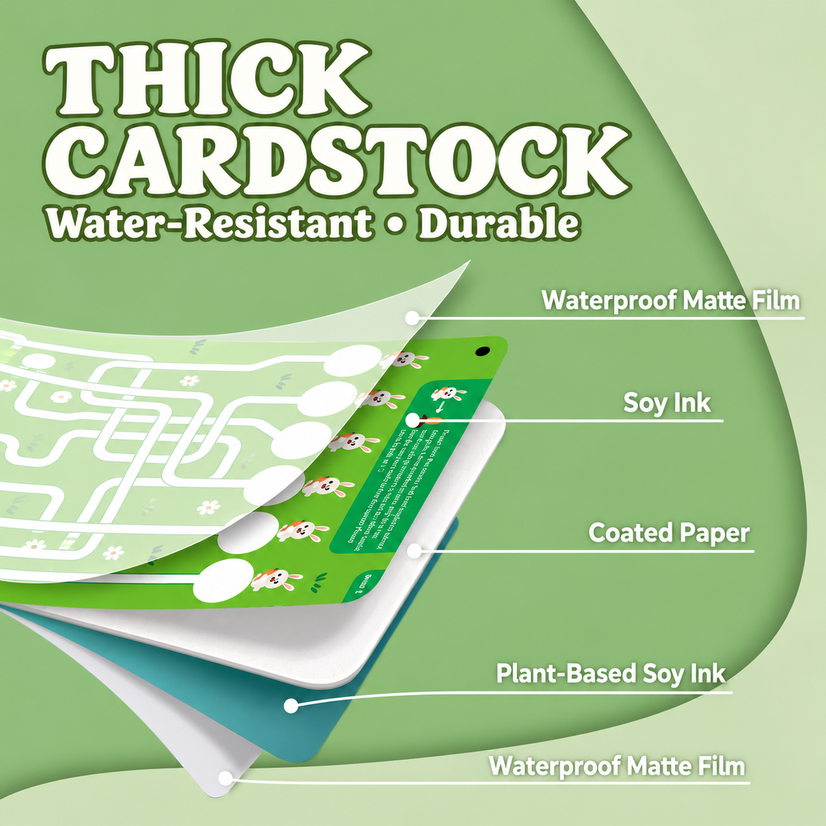 Wipe-Clean Maze Cards for Kids (14×21 cm)