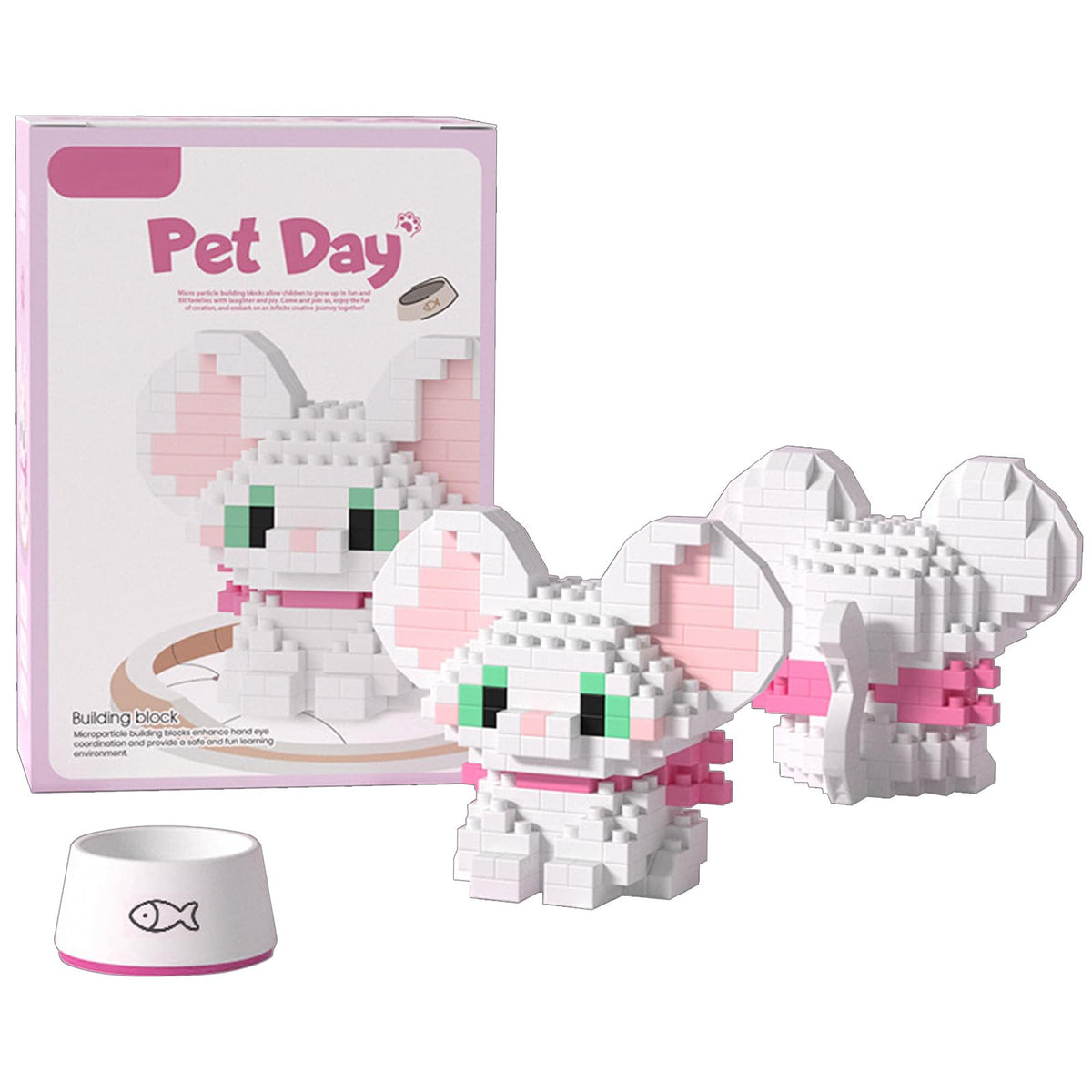 MEKANSM Mini Dog Collection - 18-Piece Building Block Collection - 8+